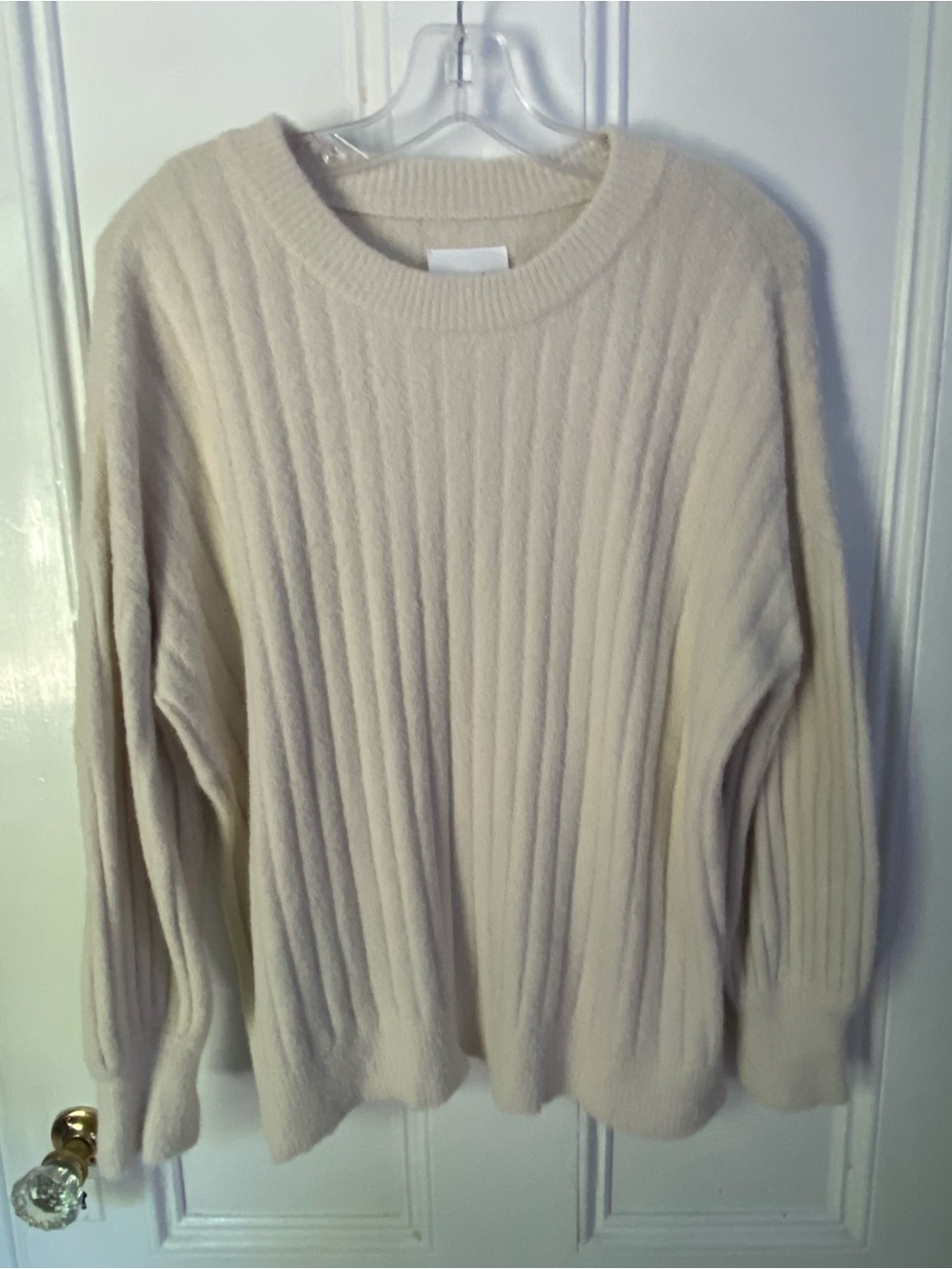 Aerie Sweater Womens XS Soft Knit Cotton Acrylic Oversized Casual Capsule Basics
